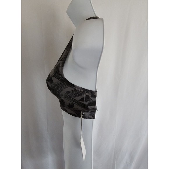 HEAD Black Gray Geometric Dri -Motion T- Back Sports Bra Top Size XS - Picture 2 of 8